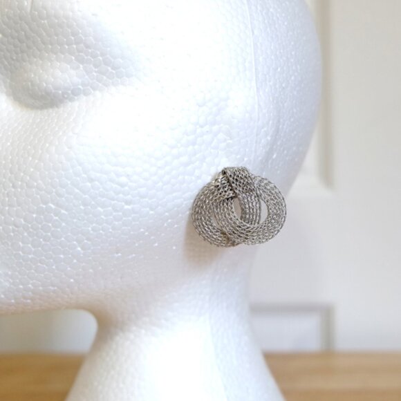 NEW Sarah Cavender Metalworks silver necklace and earrings set - Picture 4 of 6